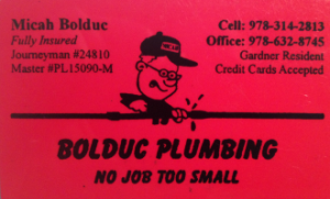 Bolduc Plumbing | Member of North Central Referral Group